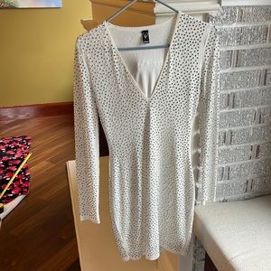 Size small Windsor mini dress white sparkly
